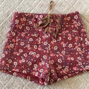 Hollister Floral Print Shorts